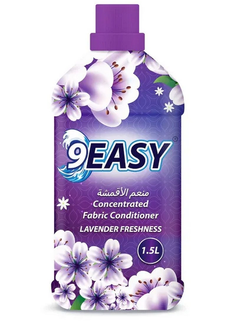 9EASY Concentrated Fabric Softener Lavender Freshness 1.5L